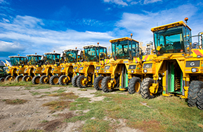 harvesting tractors